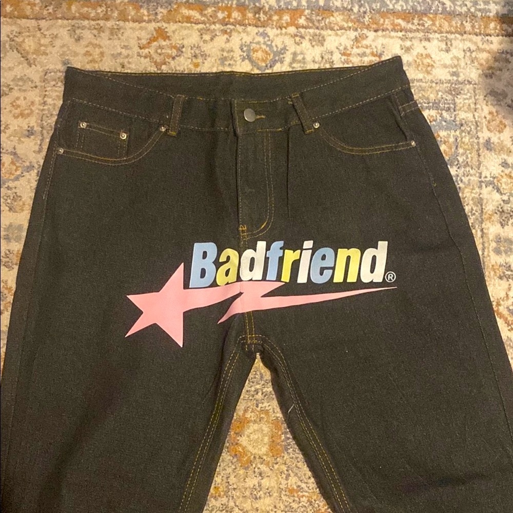 Black Denim Pants